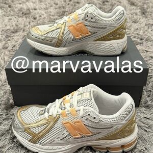 New Balance 1906R White Silver Gold. Womens 7 or 8